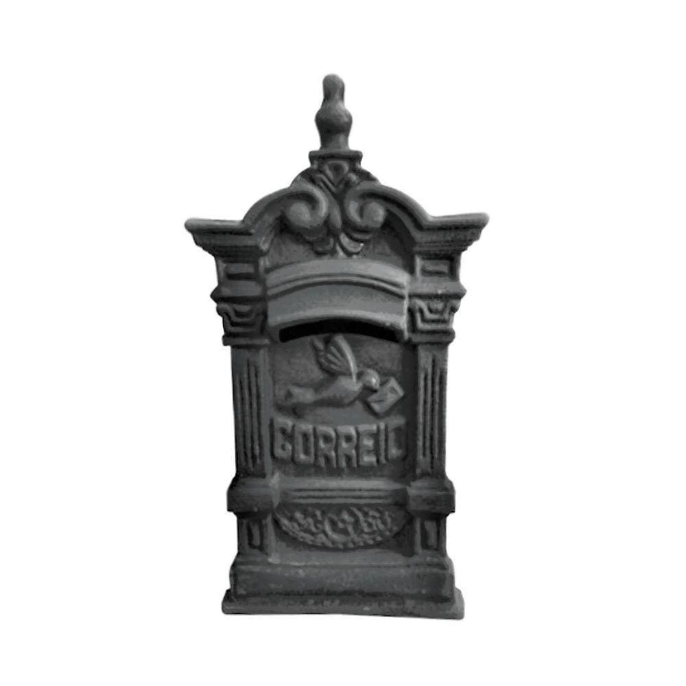 Caixa Correio Ferro Fundido Pombo Grande Sem Pé 69X37Cm