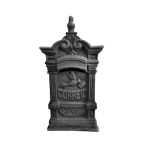 Caixa Correio Ferro Fundido Pombo Grande Sem Pé 69X37Cm