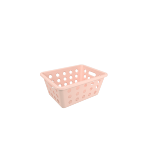 Cesta Organizadora Coza One 1,2 Litros 18,6 x 14,2 x 8,2 cm Rosa Blush