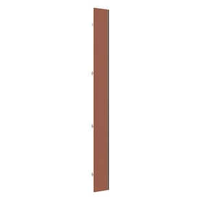 Porta para Closet Individual 25cm com Puxador Perfil Champagne Luciane Móveis