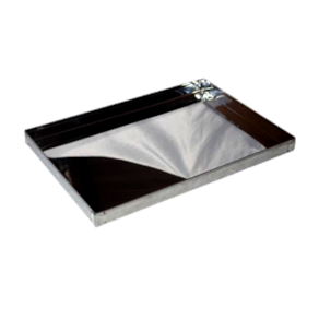Tabuleiro Assadeira Bandeja e Forma em Aço Inox 28x48cm