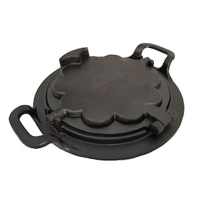 Forma Pra Fazer Waffle Alça Ferro Fundido Fogão a Lenha 24cm