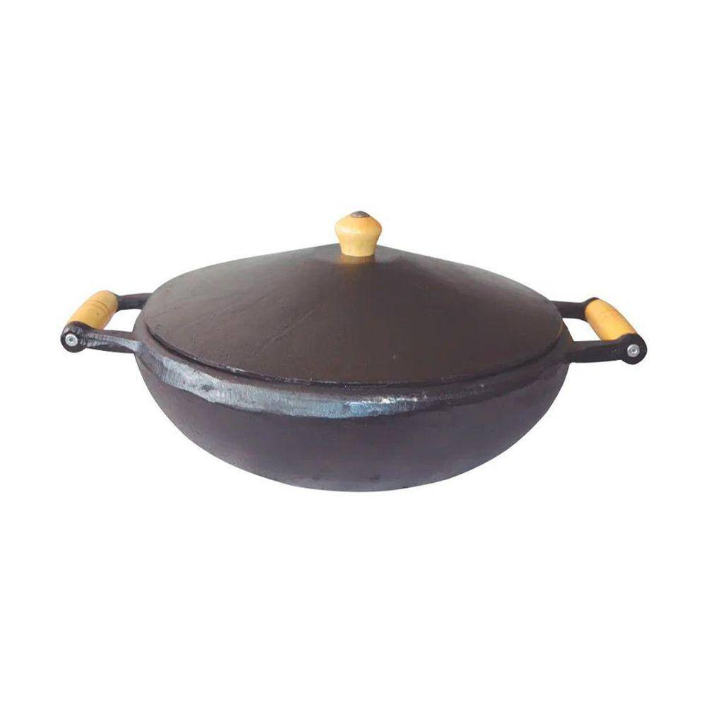 Panela Ferro Fundido Muqueca Pequena 2 Litros 37x28x11,5cm