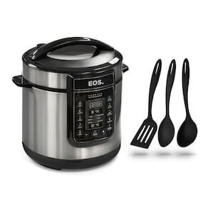 Panela de Pressão Multiuso Elétrica Digital EPP60DI 220V Eos com Utensílios Tramontina