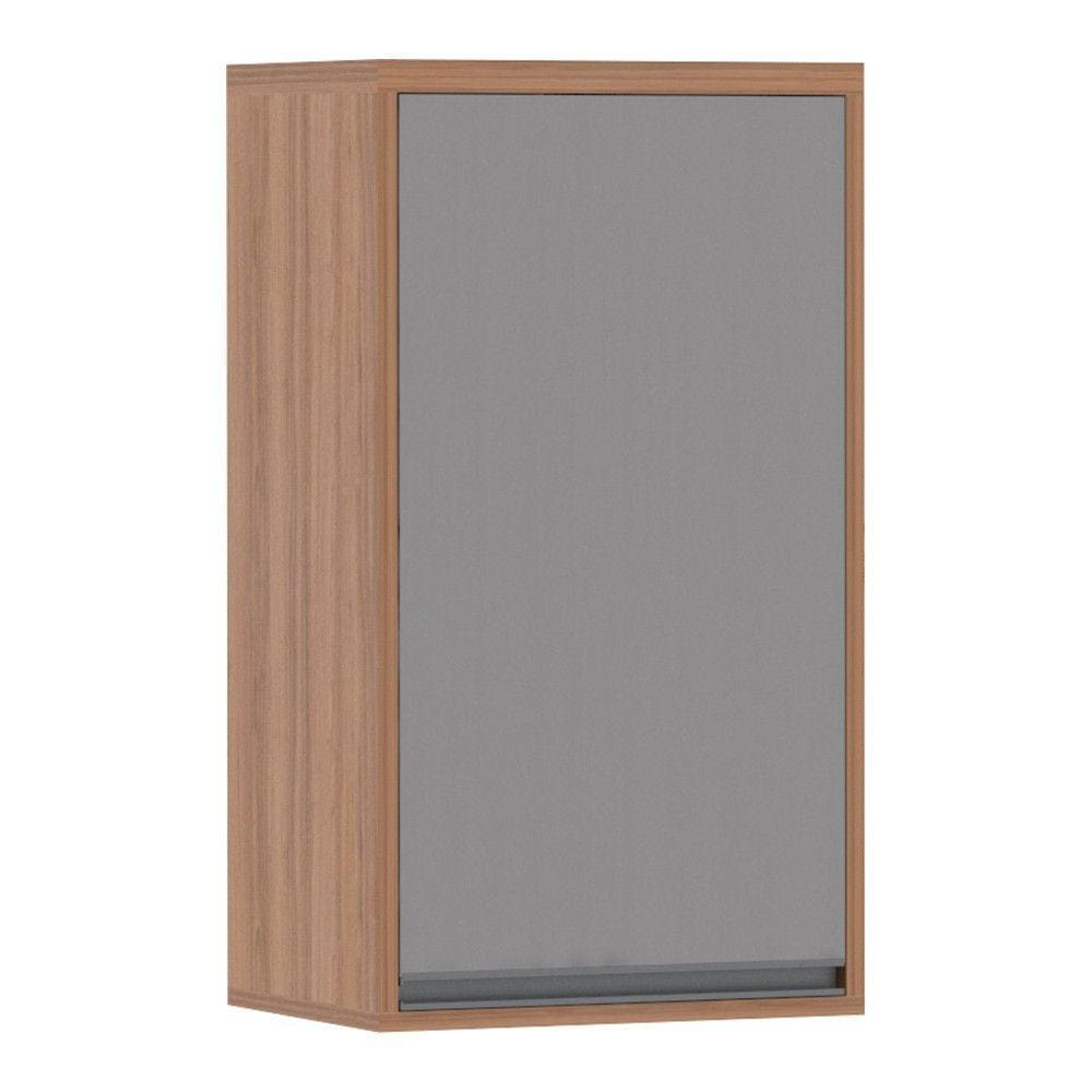 Armário Aéreo 40 cm 1 Porta de abrir 1 Prateleira Isa Luciane Móveis