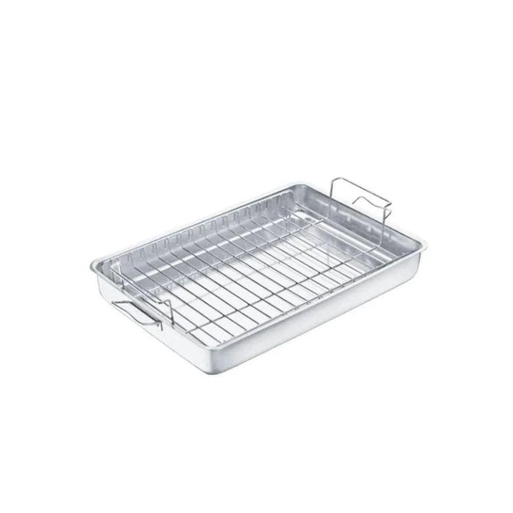 Tabuleiro com Grelha Continental 44x30x6,6cm