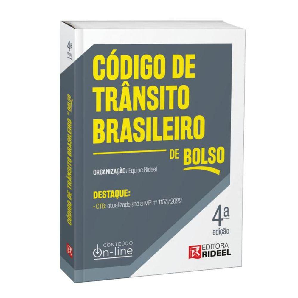 Código de Trânsito Brasileiro - CTB de Bolso - 4ª Edição (2023)