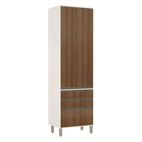 Paneleiro de Cozinha 70 cm 2 Portas 3 Gavetas Linea Luciane Móveis