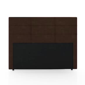 Cabeceira Para Cama Box Casal Malu 1.40m Marrom Suede