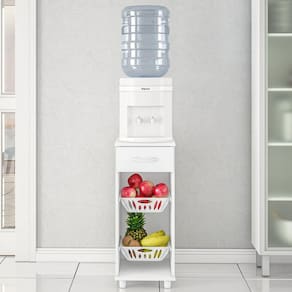 Fruteira Compacta 2 Cestos Politorno Branco