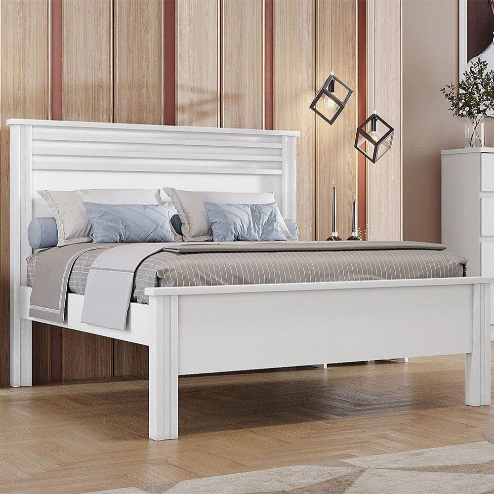 Cama Casal Rivera Fabricada em MDF e MDP Novo Horizonte