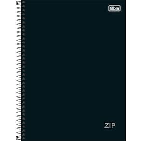 Cad.Espiral Univ.C.Dura 16M Tilibra Zip Preto 2X256fls
