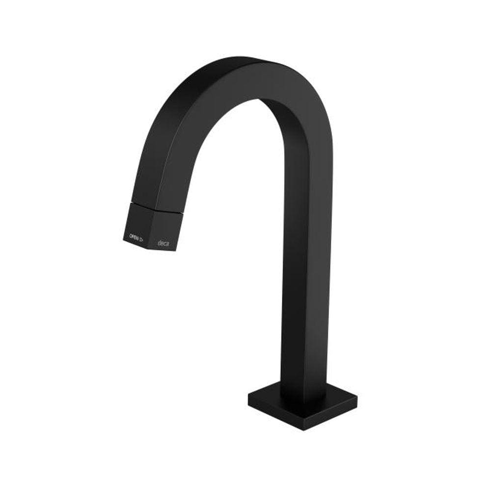 Torneira Lavatório Bica Baixa Tube 1197 Black Matte - Deca