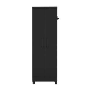 Armário Multiuso 2 Portas Bologna Cor Preto