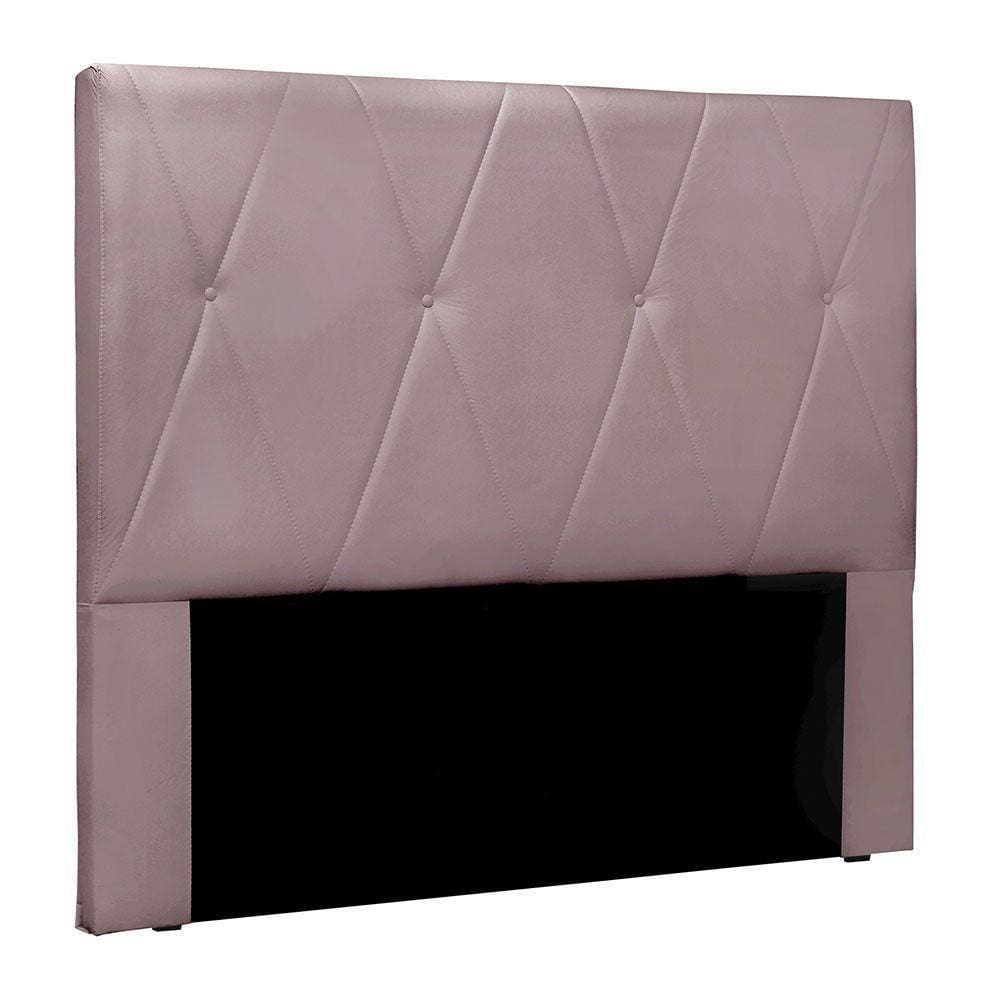 Cabeceira Para Cama Box King Aquilla 195Cm Veludo Lilás