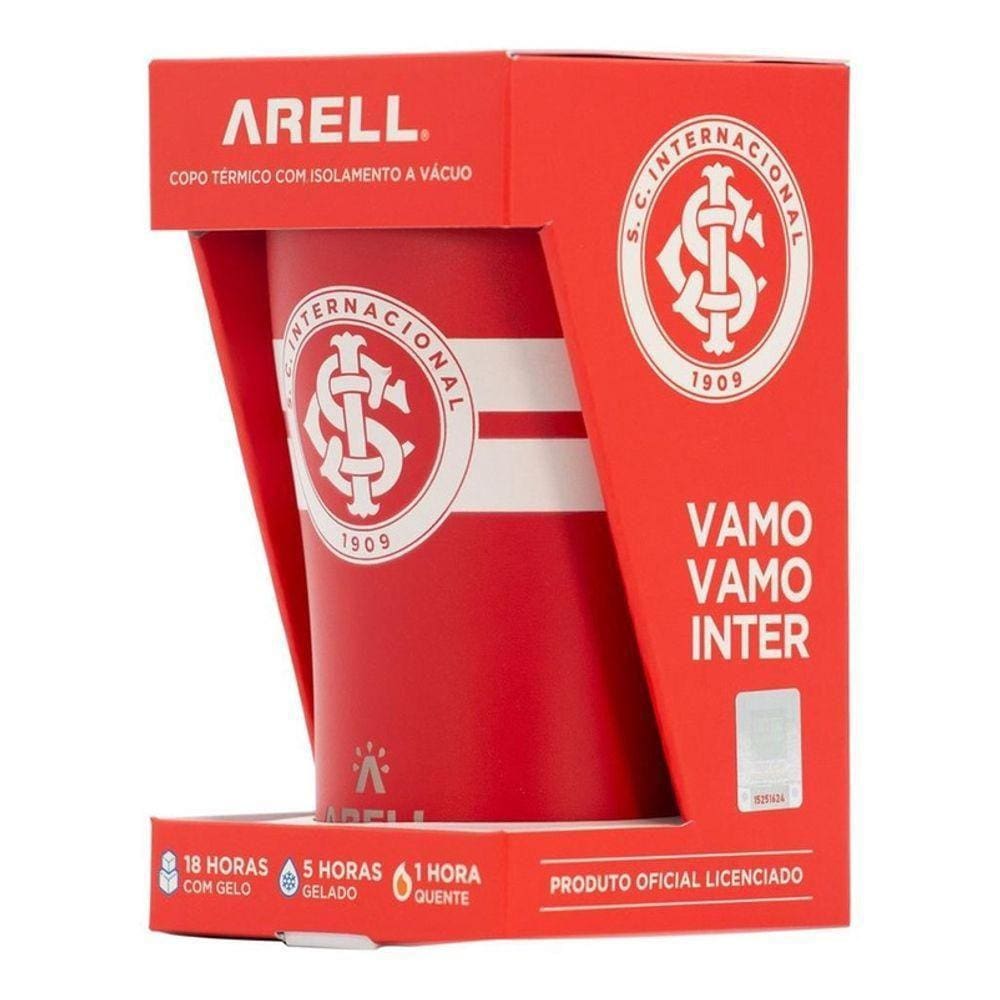 Copo Térmico Arell Internacional Colorado p/Bebidas 500Ml