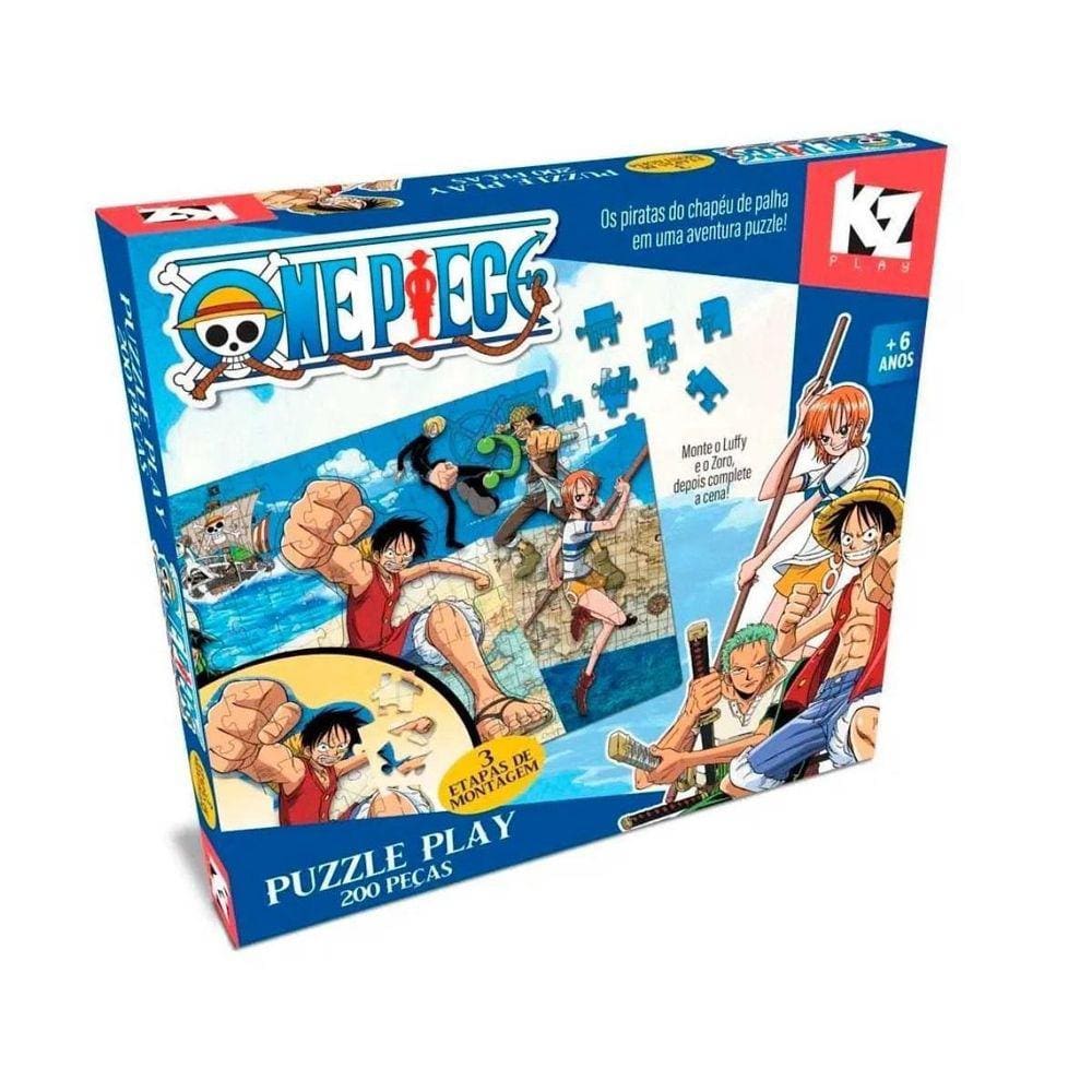 Quebra Cabeça One Piece 200 Peças