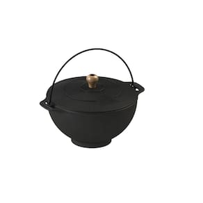 Panela Polenteira Ferro Fundido Tampa Ferro Libaneza 5,1 Lts