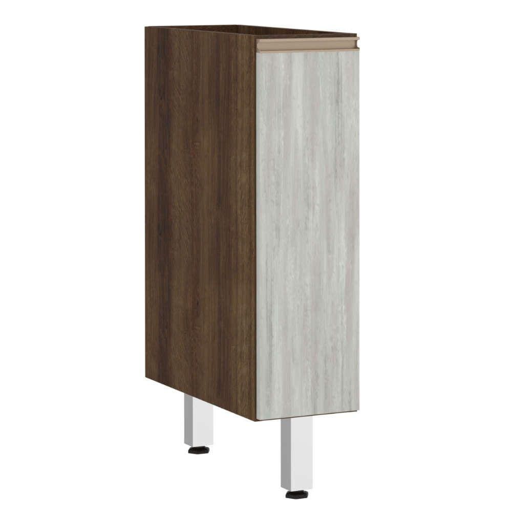 Balcão de Cozinha sem Tampo 20cm 1 Porta Jade Luciane Móveis