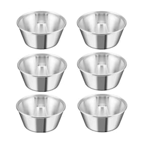 Kit de Forma de Mini-pudim Continental (6 Peças)