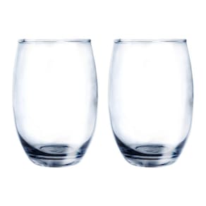 Conjunto 2 Copos Vidro Bellagio 450ml Grande Transparente