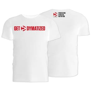 Camiseta Dry Fit - Dymatize (Tradicional - Branco Exg)