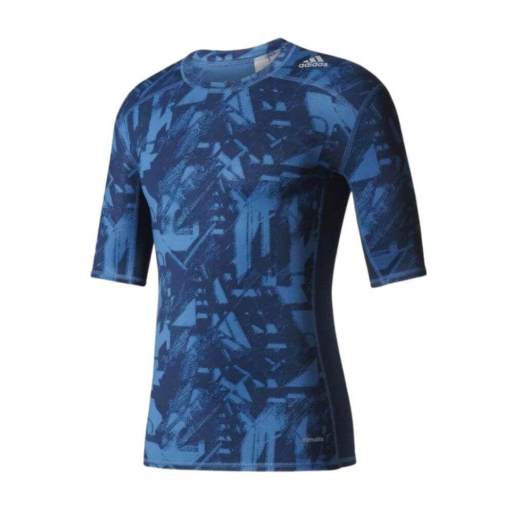 Camisa de compressão Adidas Techfit Graphic Bk1192
