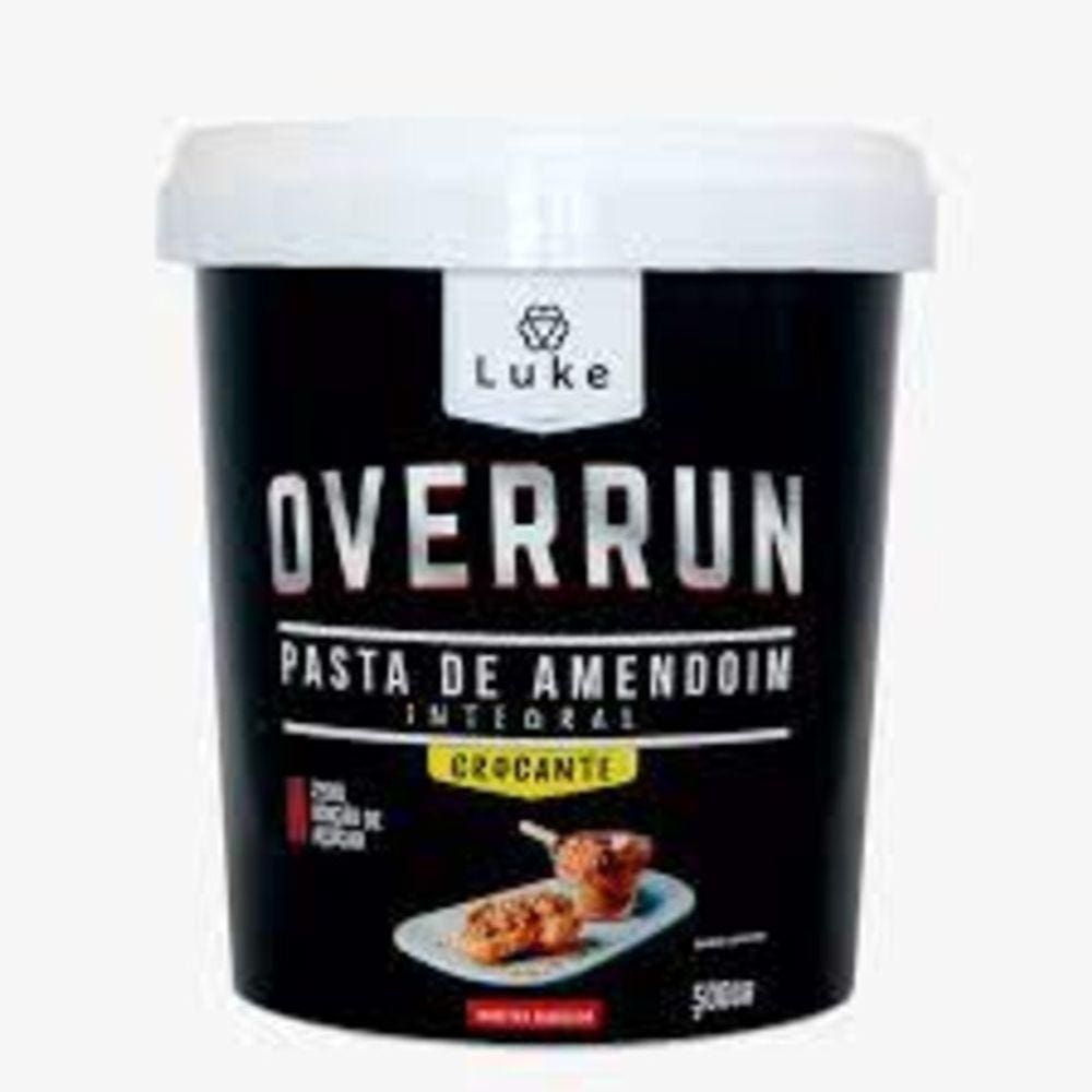Pasta De Amendoim Crocante 500G Overrun
