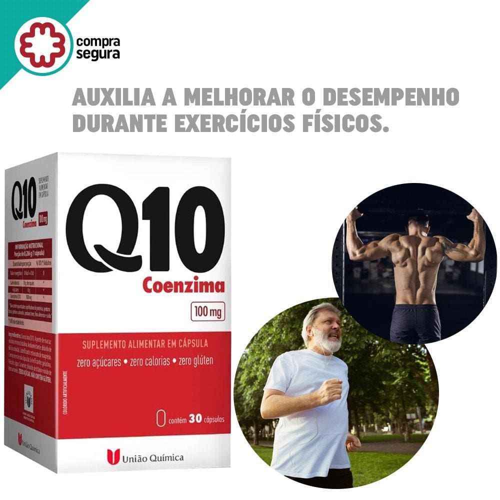 Coenzima Q10 Ubiquinona 100Mg - 30 Cápsula