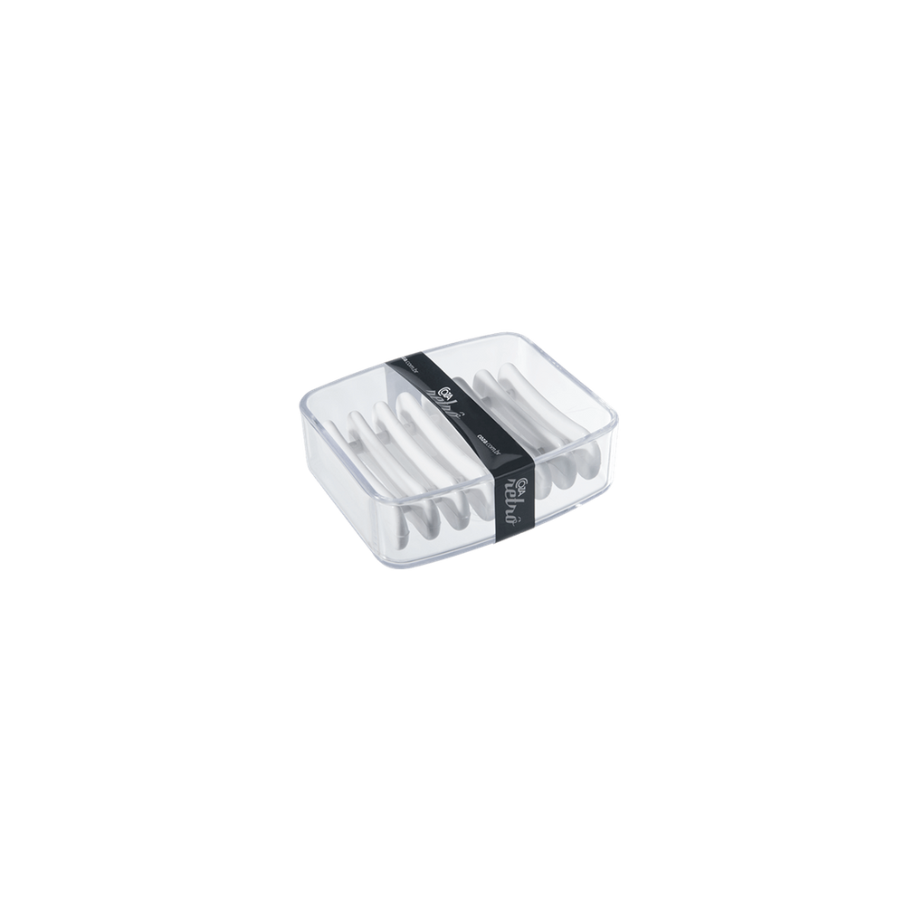 Saboneteira Coza Splash 9,2 x 8 x 3 cm Cristal