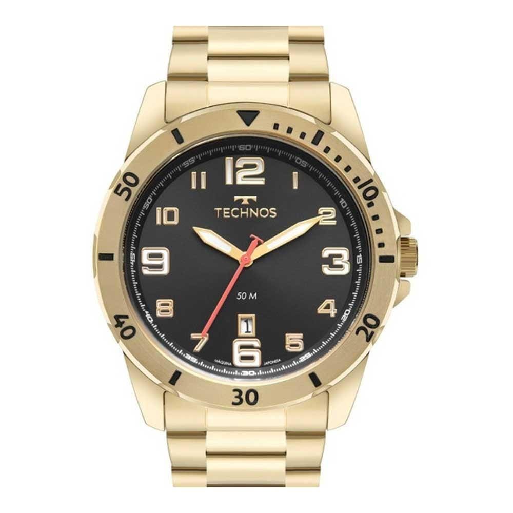 Relógio Masculino Technos Analogico 2115Nbp/1P Dourado