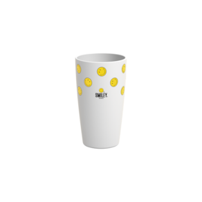 Copo de Plástico Polipropileno Alto 400ml Cozy Smiley e Coza