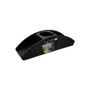 Organizador de Pia Coza Basic 32,2 x 8,6 x 9,1 cm Preto