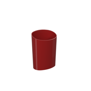 Escorredor De Talheres Coza Glass 11,7 x 8,1 x 16,2 cm Vermelho Bold