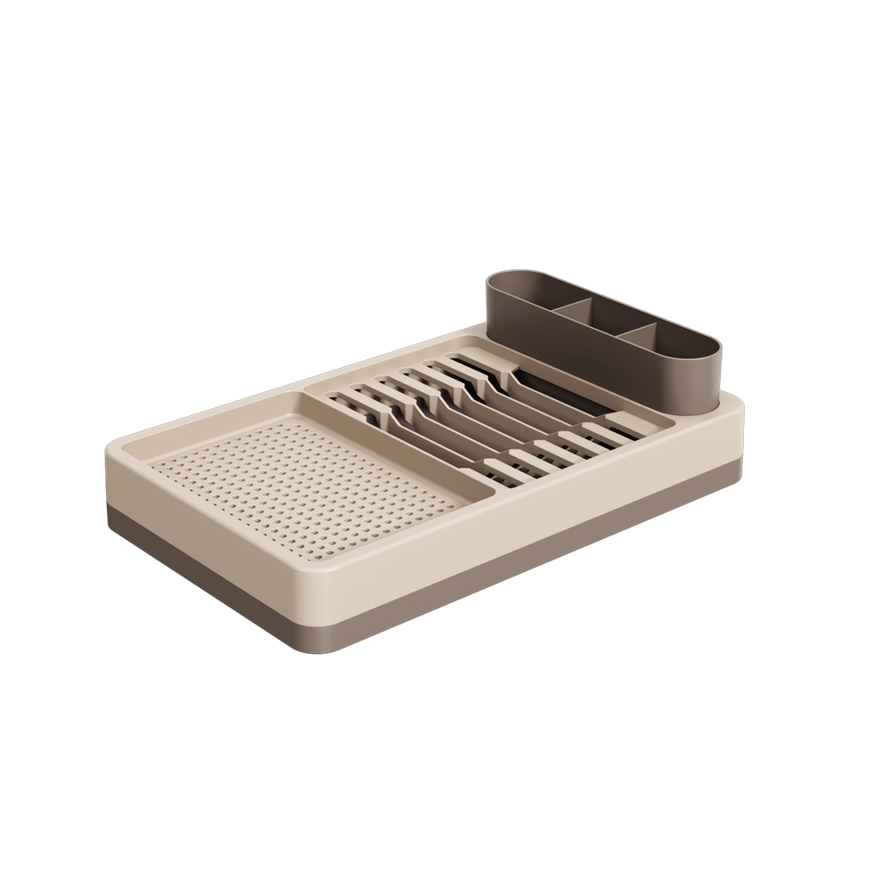 Escorredor De Louças Coza Flat 42 x 26 x 10 cm Warm Gray