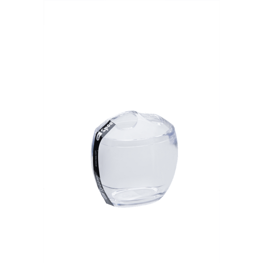 Porta Escova De Dente Coza Spoom 10,6 x 8,5 x 10,6 cm Cristal