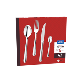 Faqueiro Brinox Turim 42 Peças Aço Inox