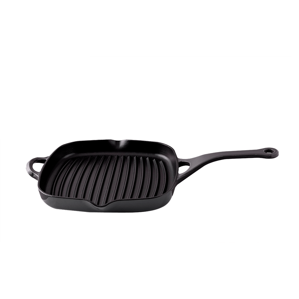 Grill Em Ferro Fundido Haus Concept Saute 1 Litro 24 x 24 cm Cinza