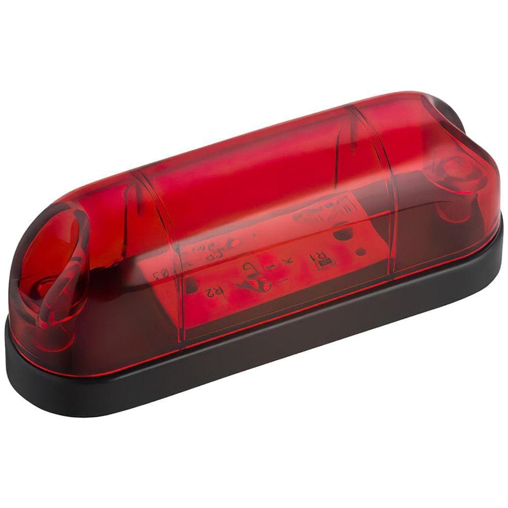 Lanterna Placa Led Vermelha Para Caminhões 12V / 24V