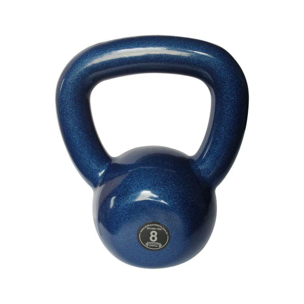 Kettlebell Emborrachado Treinamento Funcional Fitness 8,0 Kg