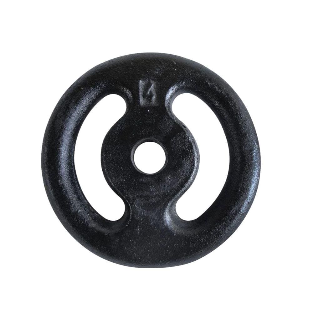 Anilha Ferro Fundido Pintada Fitness Academia 4,0 Kg