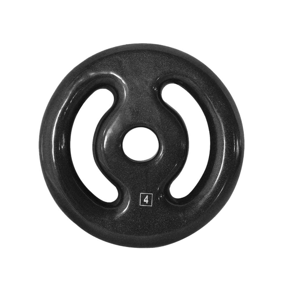 Anilha Ferro Fundido Emborrachada Fitness Academia 4,0 Kg