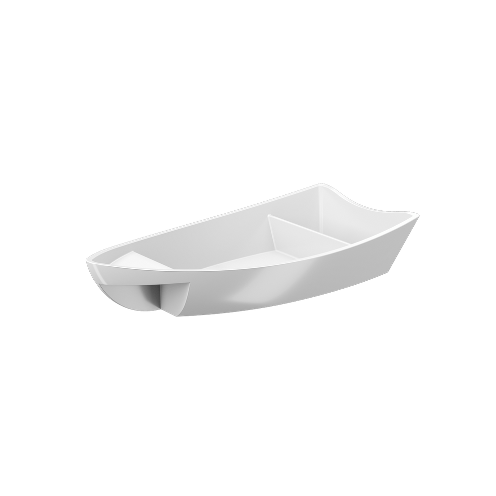 Barco Para Sushi Coza 13,9 x 13,9 x 6,3 cm Branco