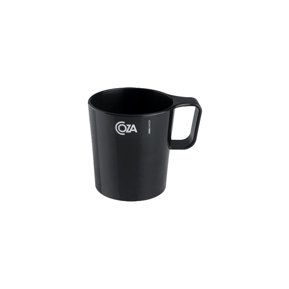 Caneca Empilhável Coza Casual 250 ml Preto