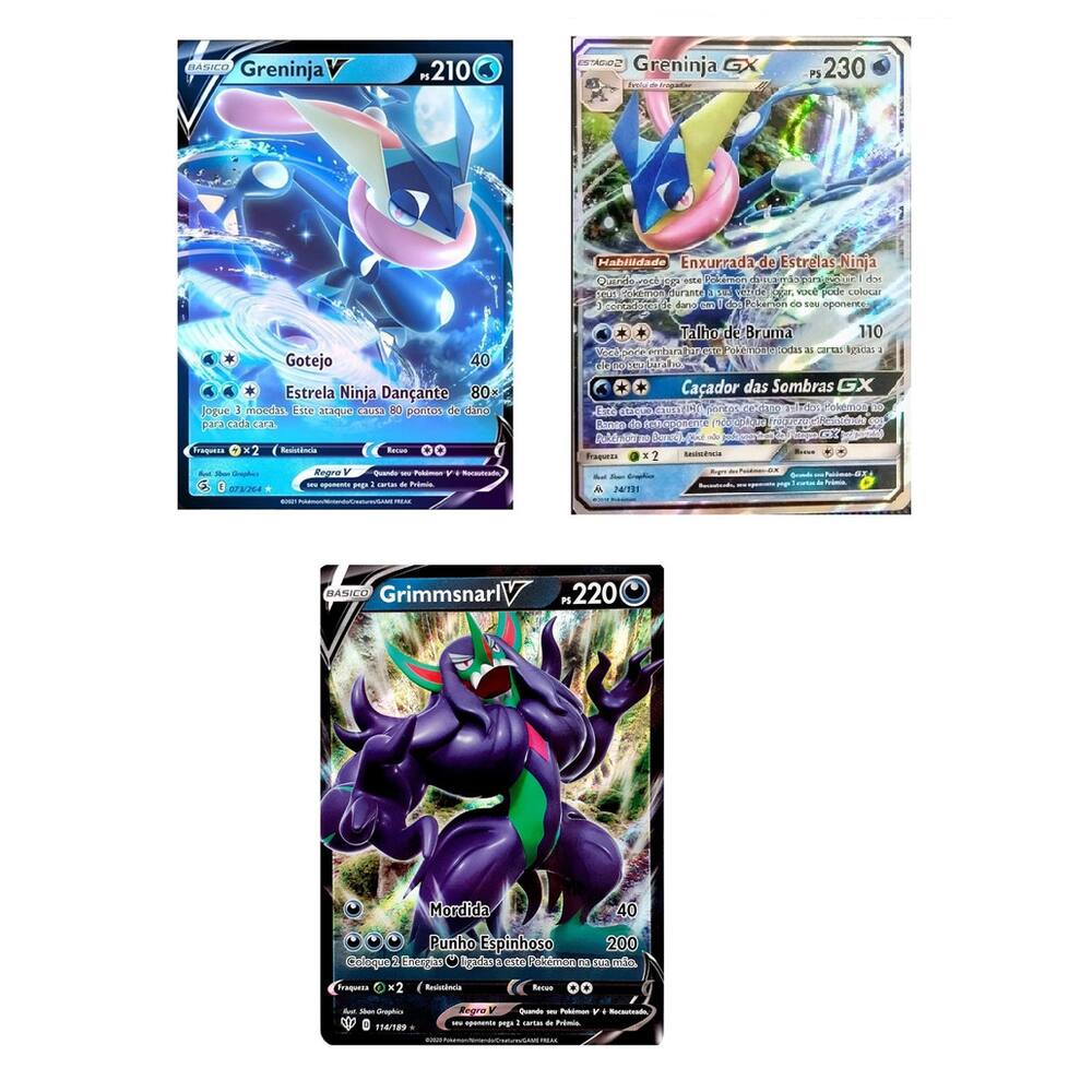 Kit 20 Cartas Pokémon Brilhantes