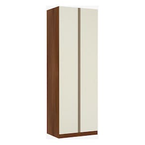 Guarda Roupa Solteiro 2 Portas 2 Cabideiros 80 cm Prime Luciane Móveis