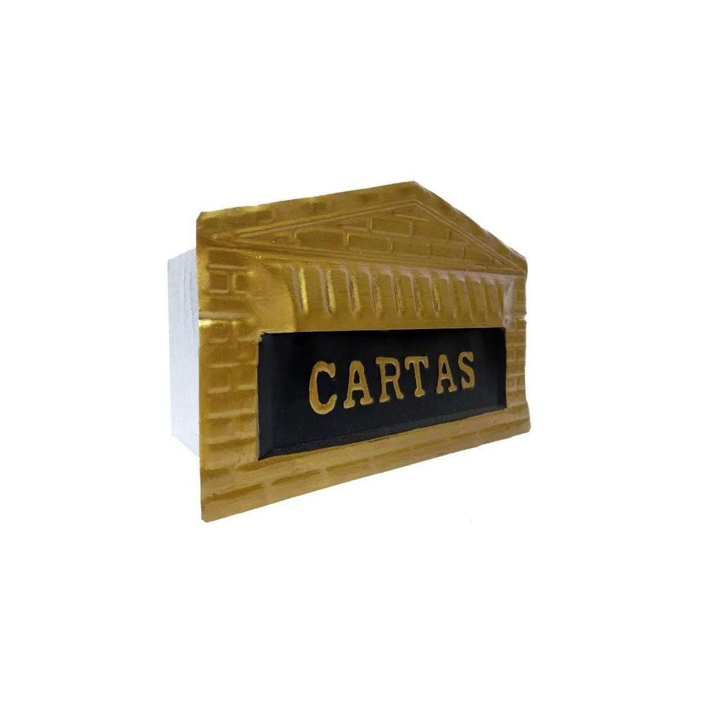 Caixa Correio Tijolinho Aço Carbono 12x25x12cm