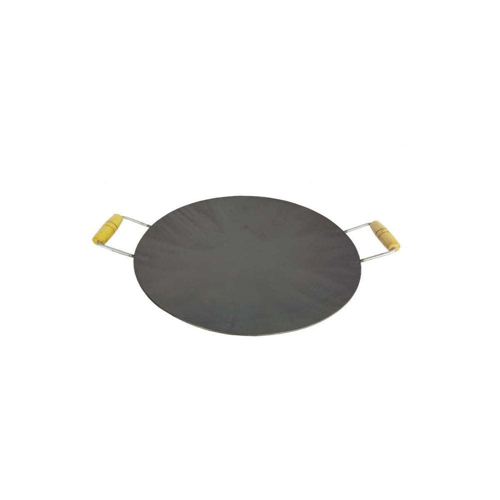 Disco Picanheira Côncava Alça Madeira Chapa 2mm Grande 47cm