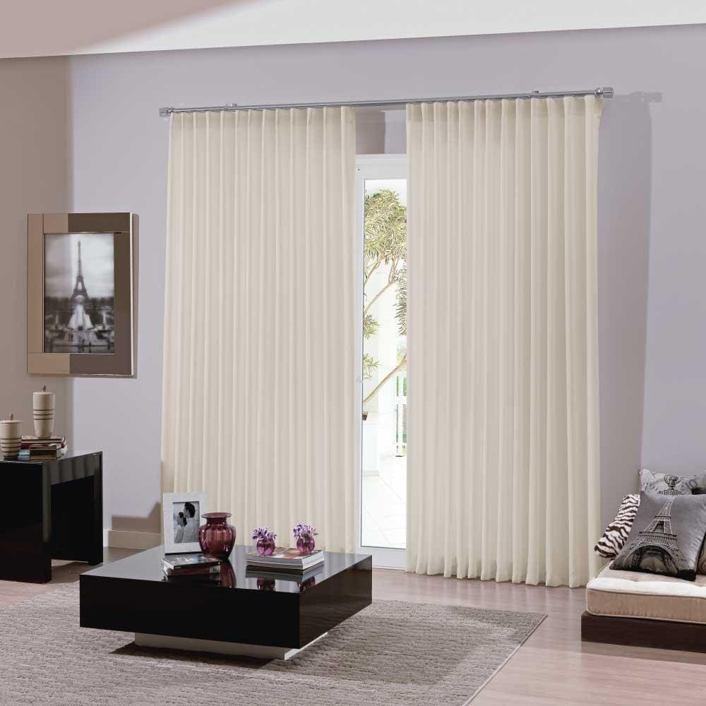 Cortina Inove Duplex Bella Janela Tecido Sala 6,60m x 2,80m