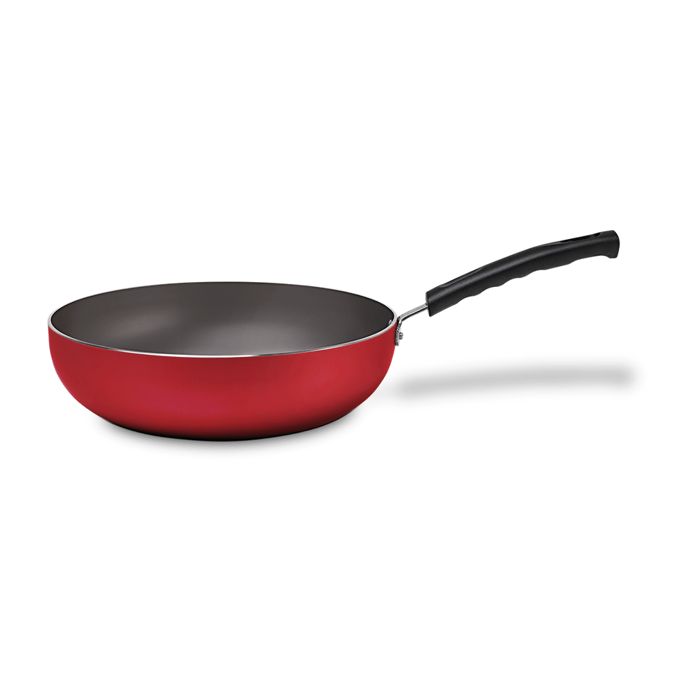 Wok Brinox Saffron Antiaderente 3,55 Litros Ø 28 cm Vermelho